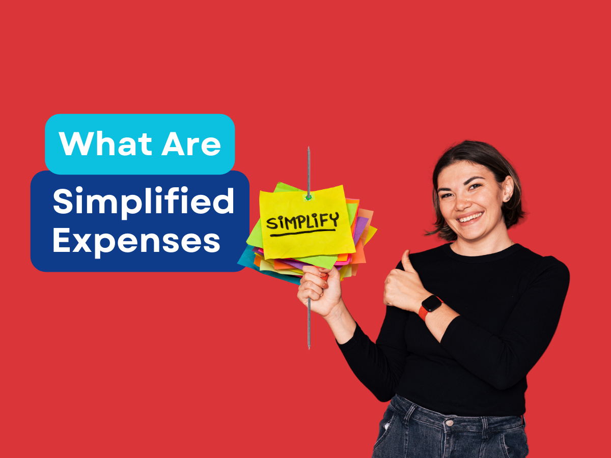 A person smiles and gives a thumbs-up next to a red background with the text 