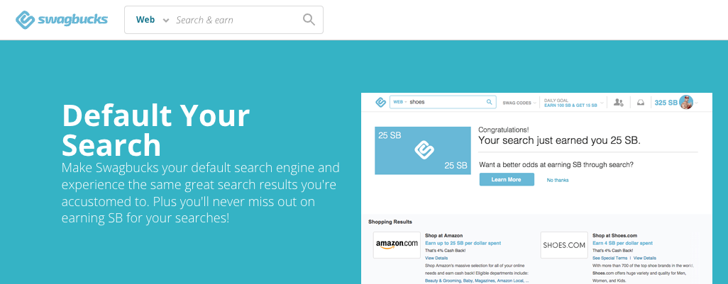 A webpage banner with a teal background promoting 