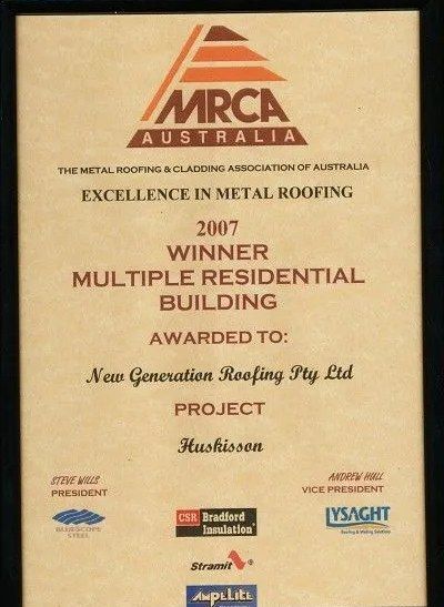 multiple residential building certificate