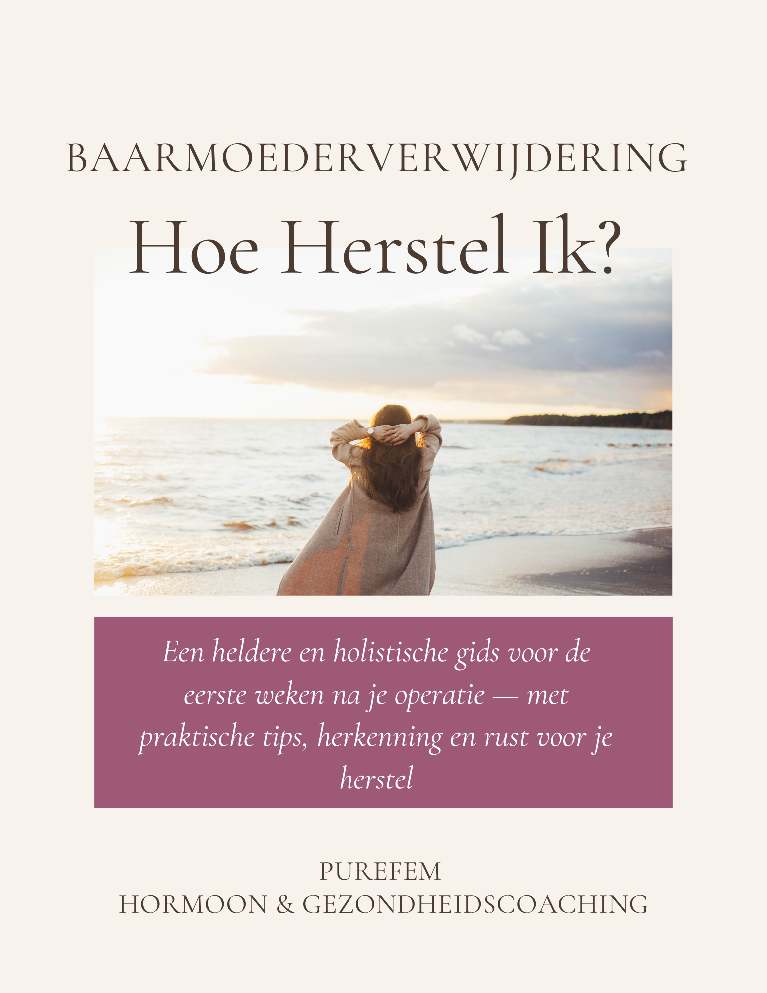Herstellen na je baarmoederoperatie doe je met de hulp van deze e-gids