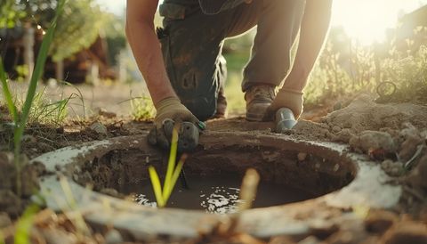 Man Standing In Front Of A Building — Cumberland, RI — Sharpeye Home & Commercial Property Inspections