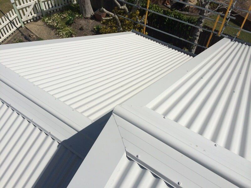 Newly Painted Tin Roof — Gutterpro in Coffs Harbour