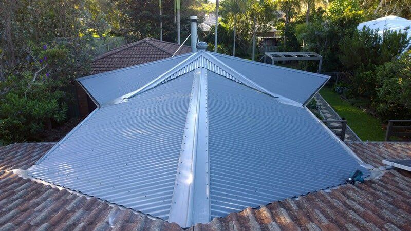 White Roof With Roof Ventilation — Gutterpro in Coffs Harbour