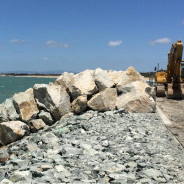 Pile Of Large Rocks— Quarry Products In Mackay, QLD
