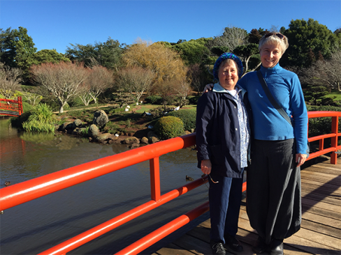 Rani & Rosalie at Japanese Gardens Toowoomba