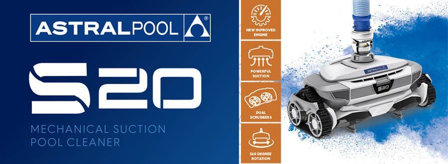 S20 mechanical suction cleaner | Penrith, NSW | Ian’s Pools Penrith