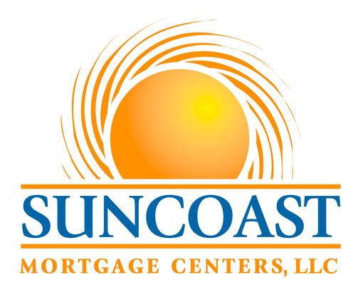 A logo for suncoast mortgage centers llc