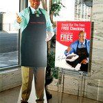 George Foreman Poster and Stand — Birmingham, AL — Birmingham Color Graphics