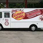 Truck with Golden Flakes Sticker — Birmingham, AL — Birmingham Color Graphics