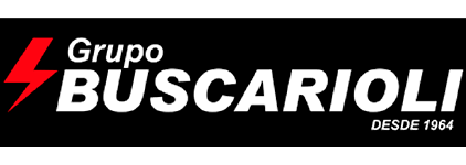 A black and white logo for grupo buscaioli desde 1964