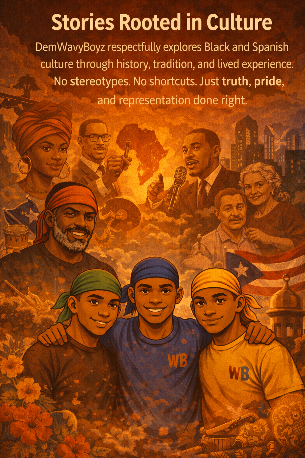 Stories rooted in culture highlighting Black and Puerto Rican heritage