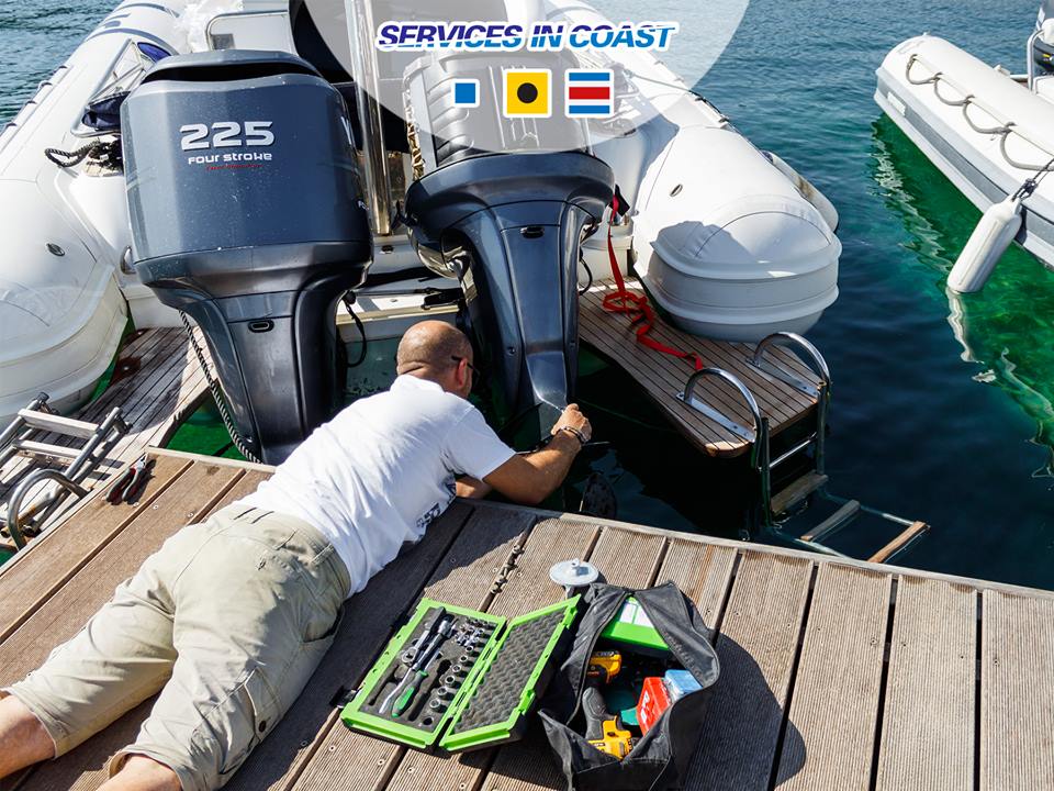 riparazione motore barche