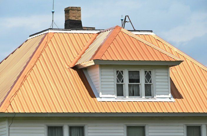 Roof with Chimney — Columbus, OH — Urban Exterior Co.