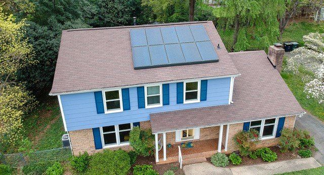 A home on the East side of Columbus, OH with a solar roof