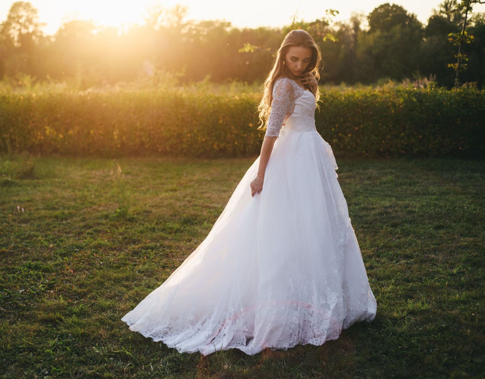 The Enchanting Elegance of a Blush Wedding Dress | VERSAILLES ATELIER