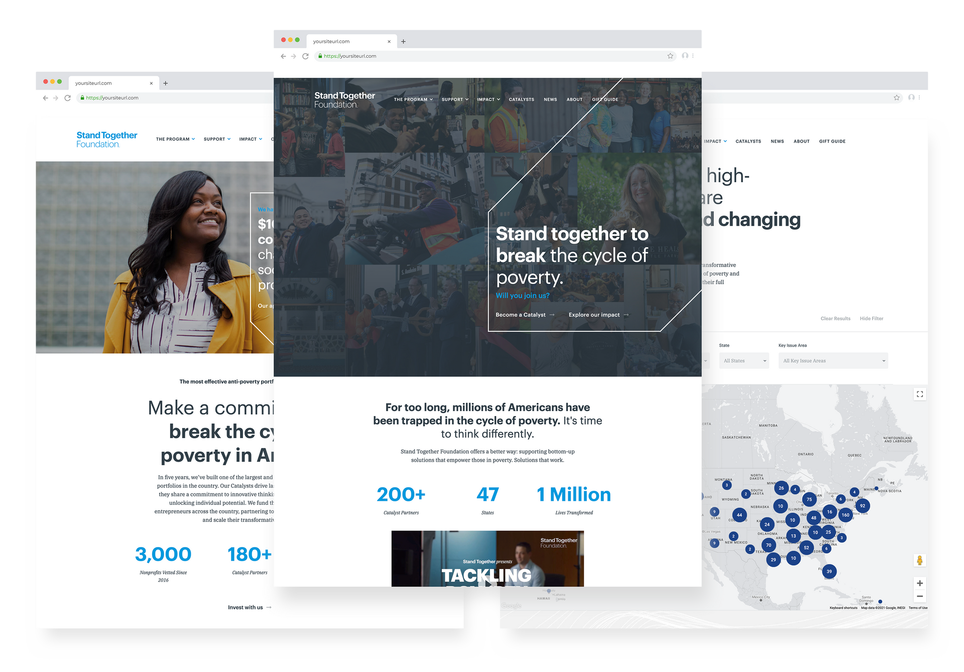 STF Website Design