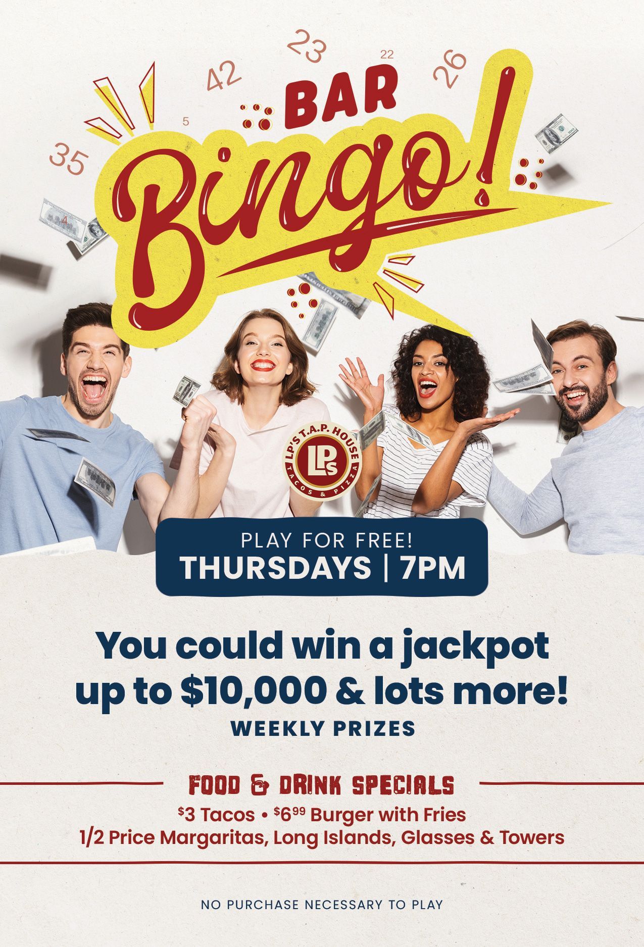 Bingo! Every thursday at LP's in Lincoln Park