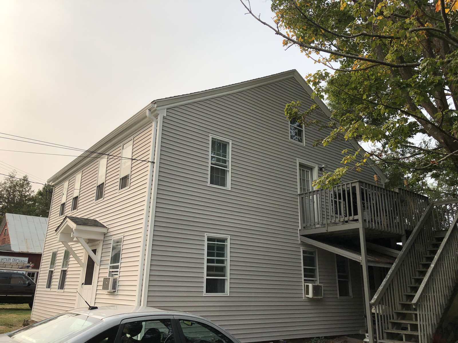 New siding provides a clean and beautiful look.