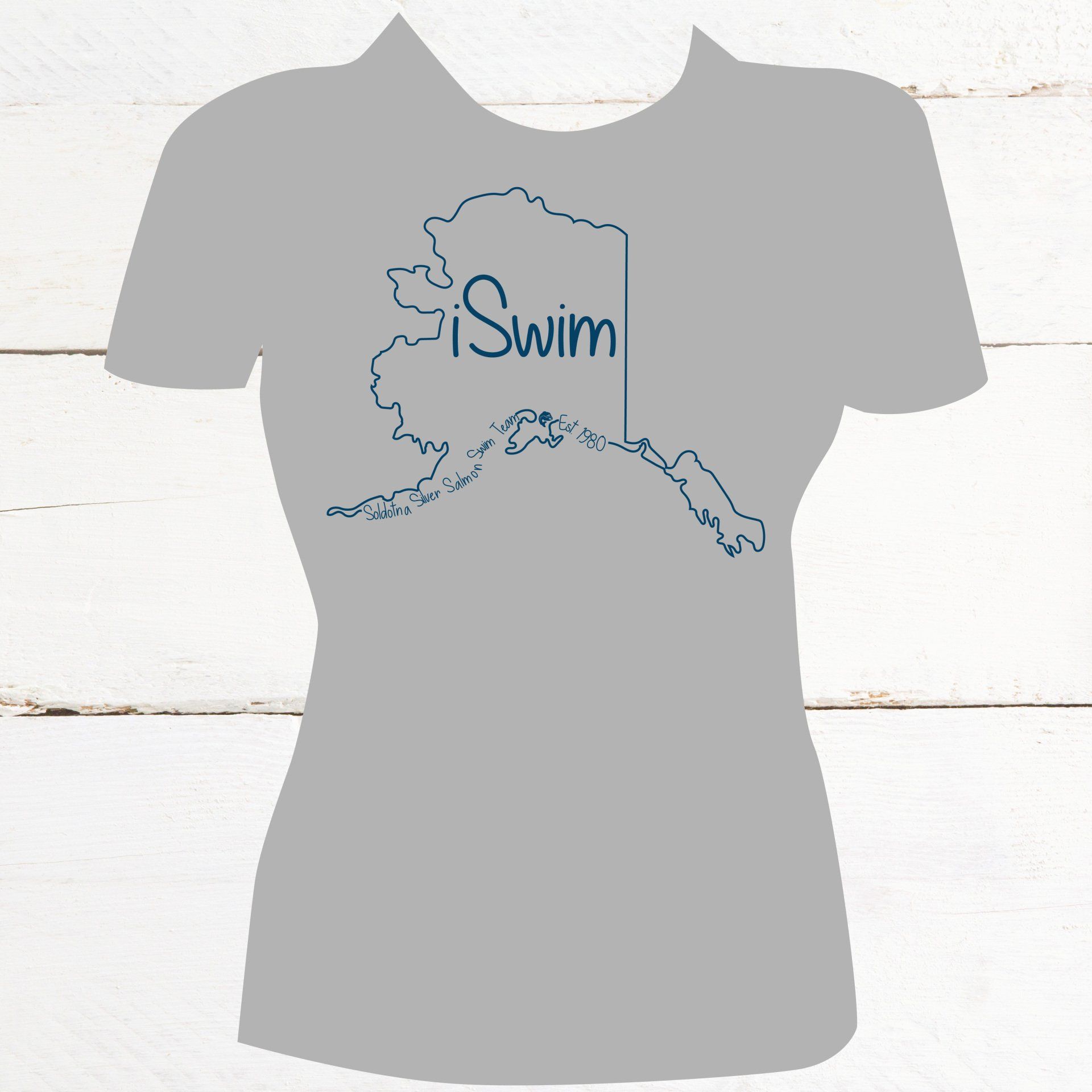 T-Shirt Design - iSwim