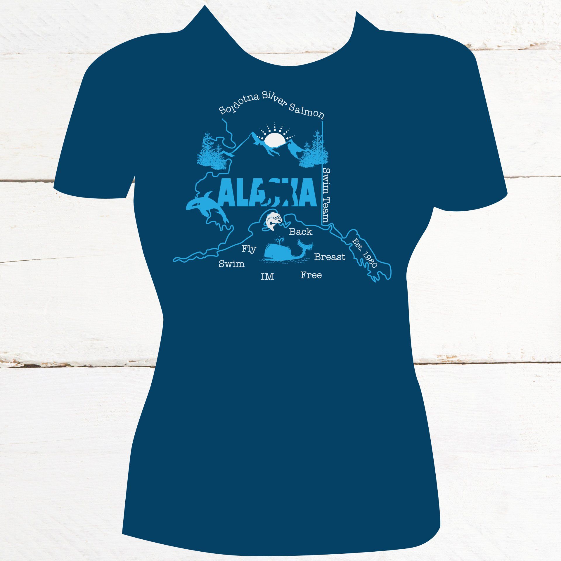 T-Shirt Design - State of Alaska