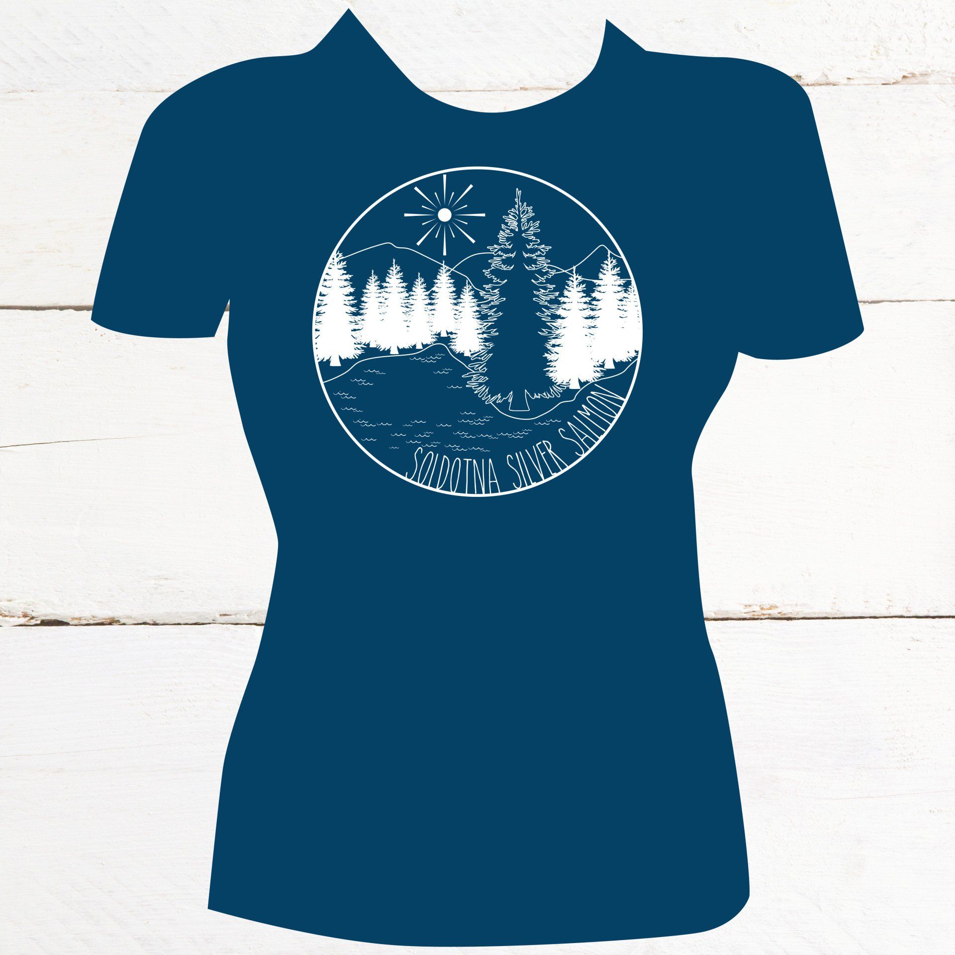 T-Shirt Design - Trees in Circle