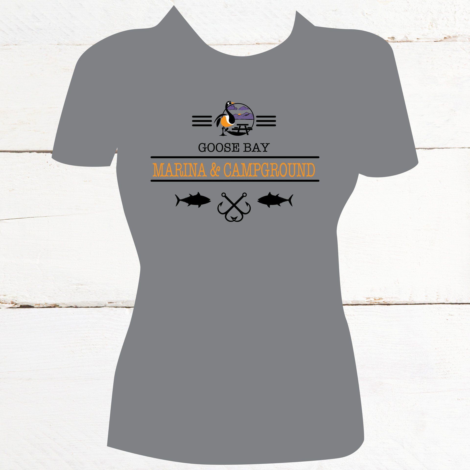 T-Shirt Design - Fishing - Goose Bay