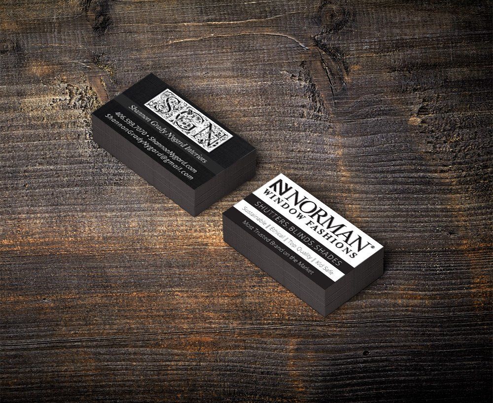 Double Sided Business Card Design