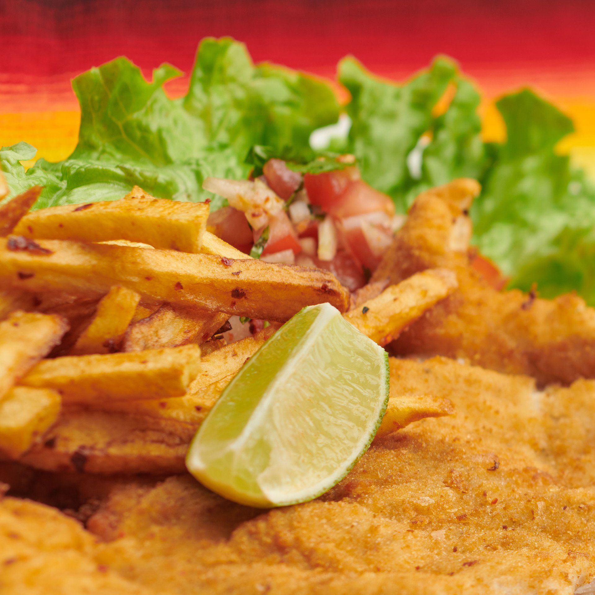 Tranche panée de poulet milanaise