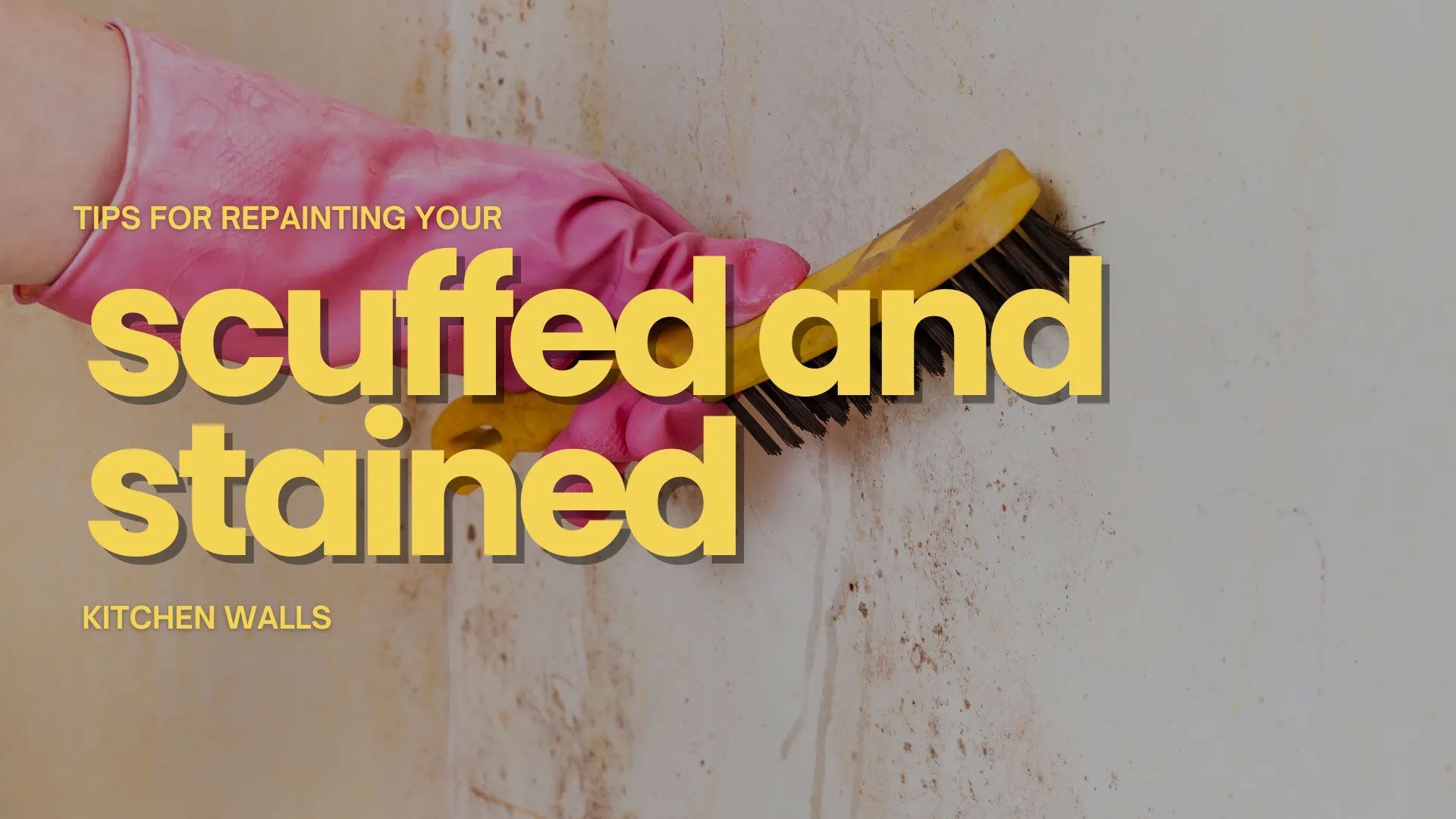 Tips For Repainting Your Scuffed and Stained Kitchen Walls in Milford, CT