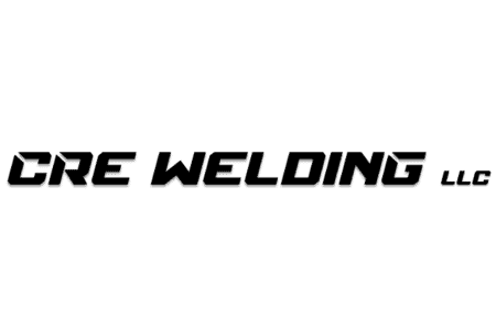 CRE Welding LLC logo in bold, black sans-serif font.