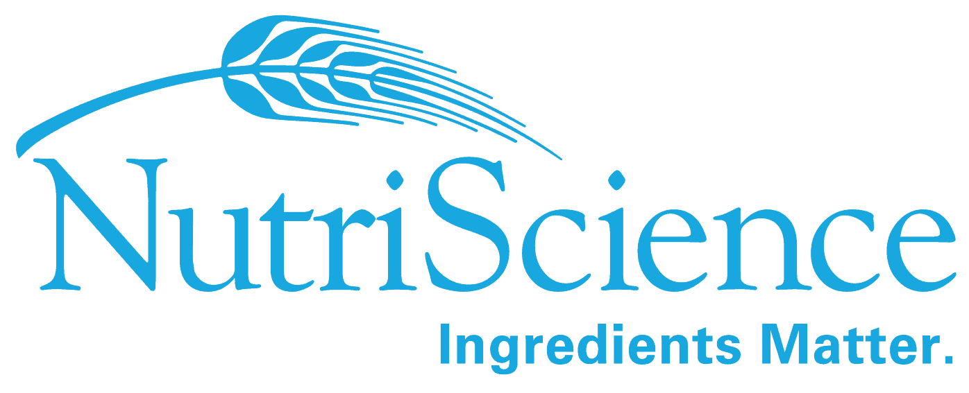 NutriScience logo with a blue wheat stalk and the text