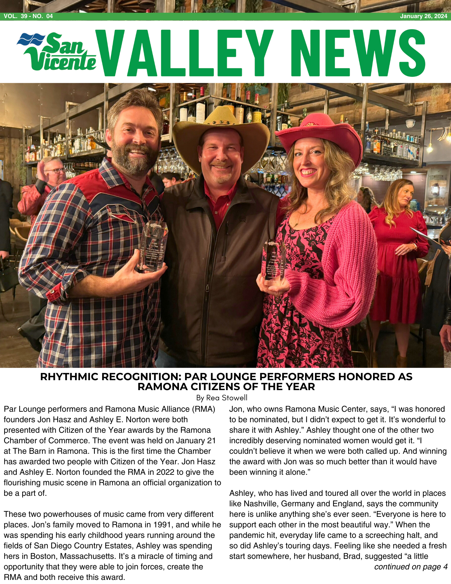 San Diego Country Estates member publication