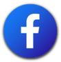 Facebook logo: white lowercase 
