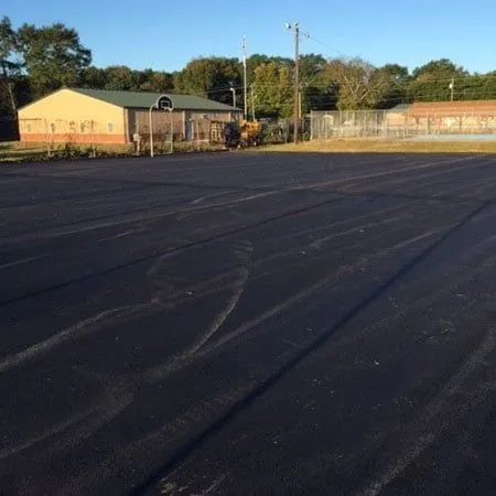 Asphalt Road of Private Property — Harrisburg, NC — Bryer & Son Asphalt Paving