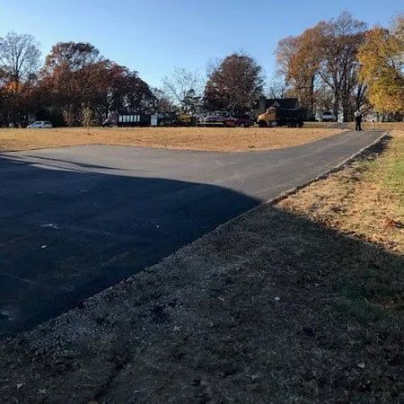Asphalt Road in Wide Area — Harrisburg, NC — Bryer & Son Asphalt Paving