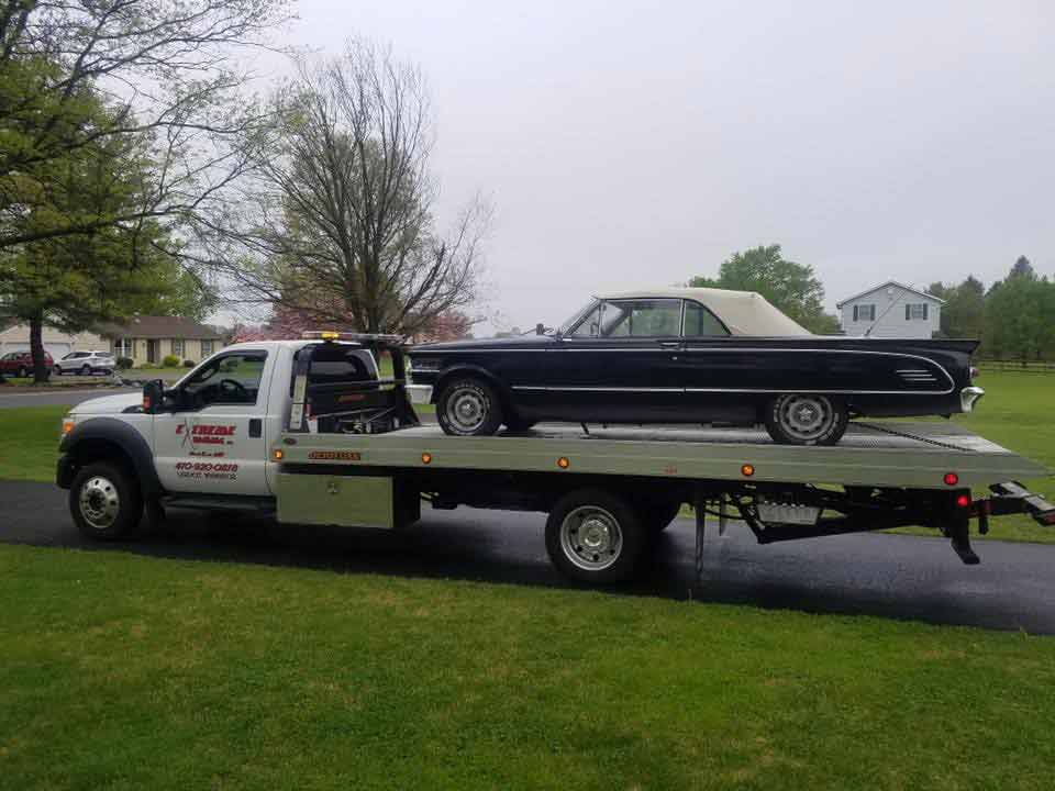 Vintage Classic Car on Towing Truck | Elkton, MD | Extreme Towing LLC