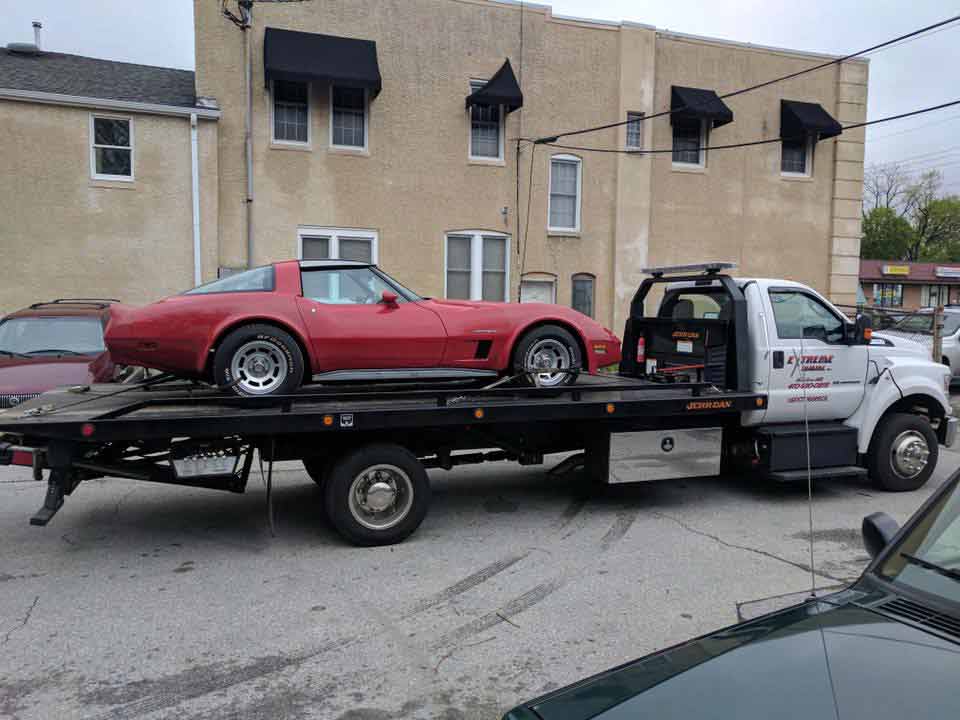 Sports Car on Towing Truck Service | Elkton, MD | Extreme Towing LLC
