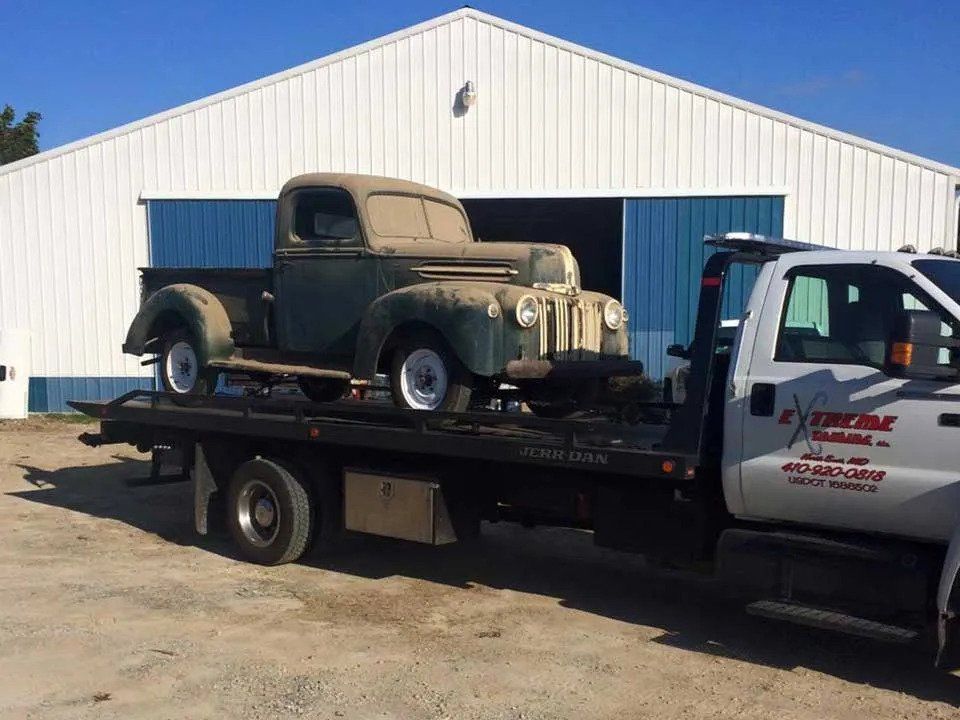 Classic American Car on Towing Truck | Elkton, MD | Extreme Towing LLC