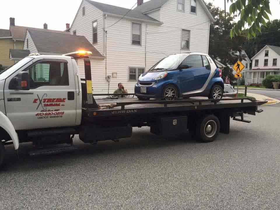 Mini Car on Towing Truck Service | Elkton, MD | Extreme Towing LLC