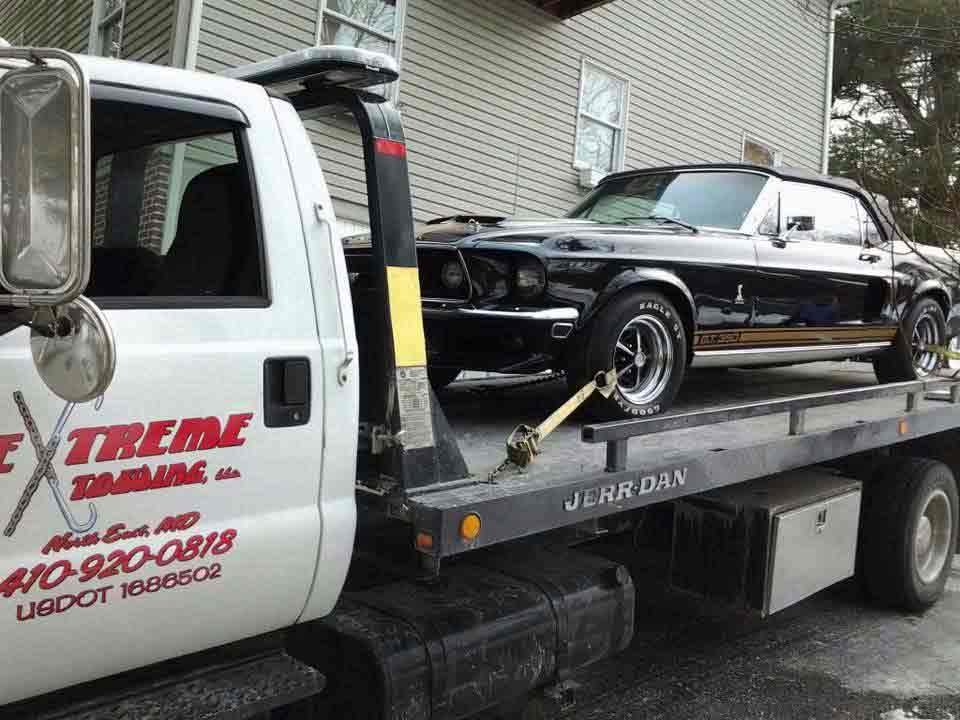 Vintage Car on Towing Truck | Elkton, MD | Extreme Towing LLC
