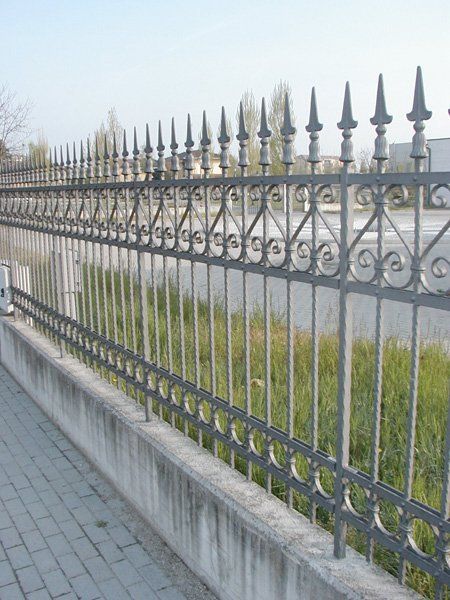 recinzione in acciaio inox