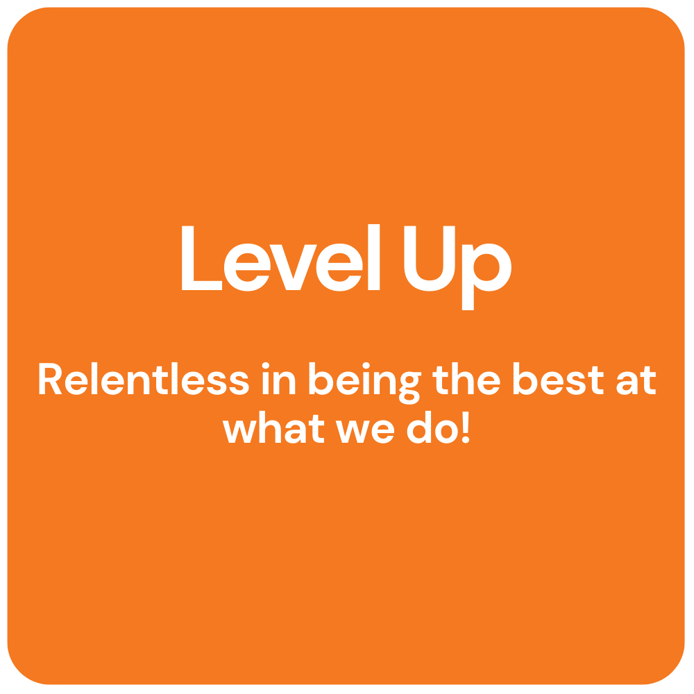 Blue square with text 