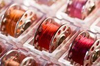 Sewing supplies in Charnwood such as machine color threads