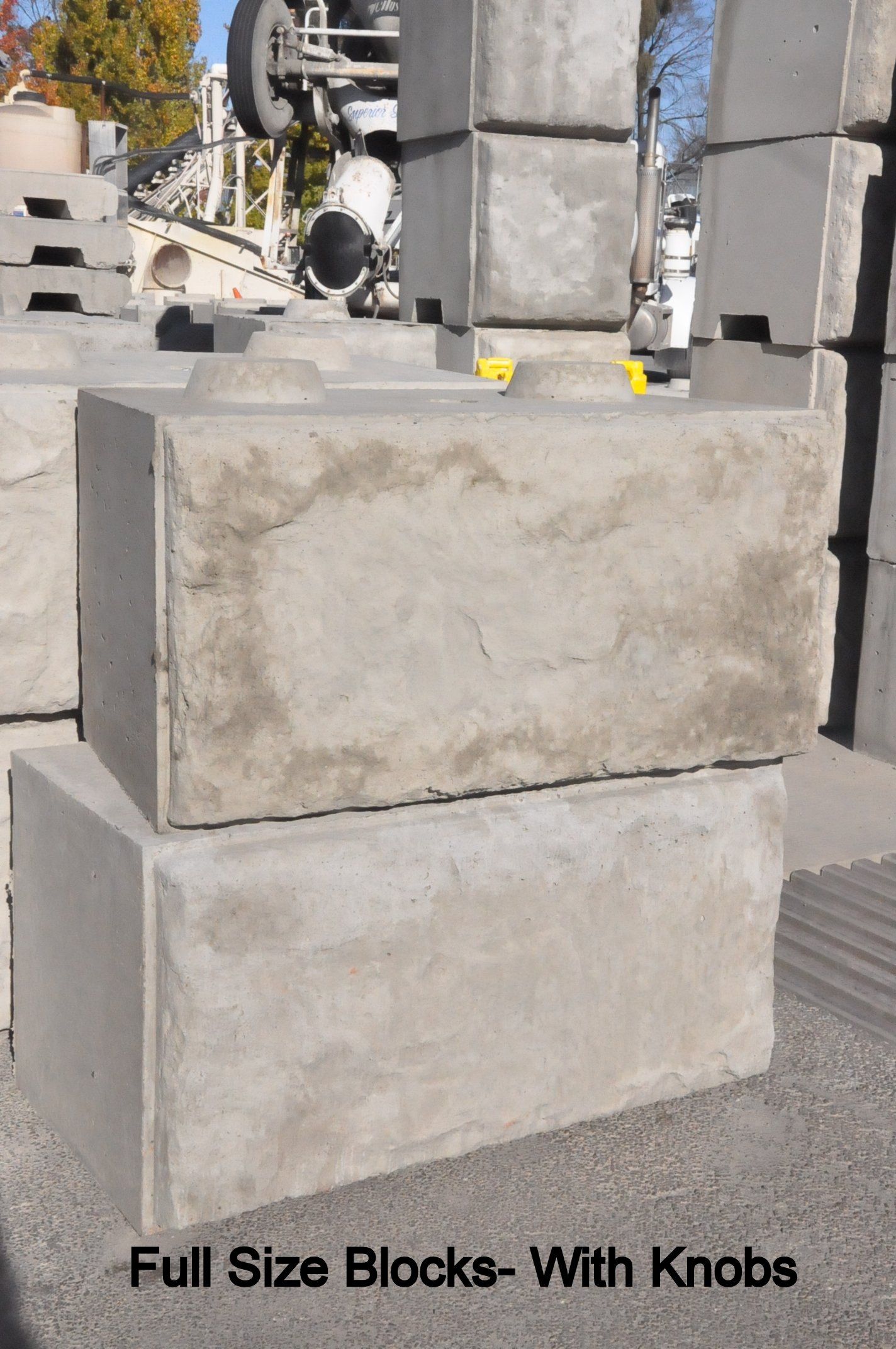 Full Size Blocks — Santa Rosa, CA — Superior Supplies Inc. Ready Mix Concrete