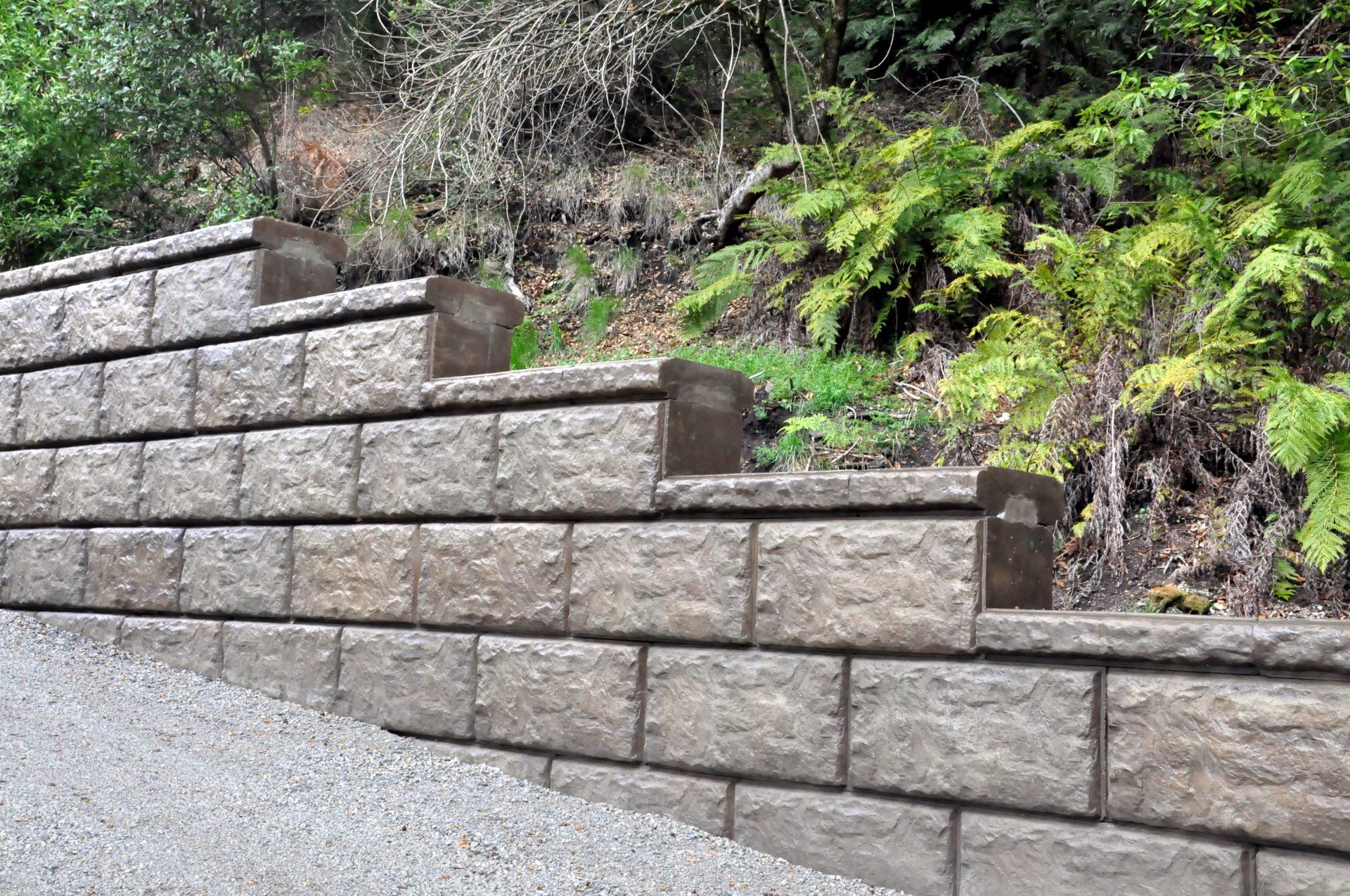 Permeable Concrete Retaining Wall — Santa Rosa, CA — Superior Supplies Inc. Ready Mix Concrete