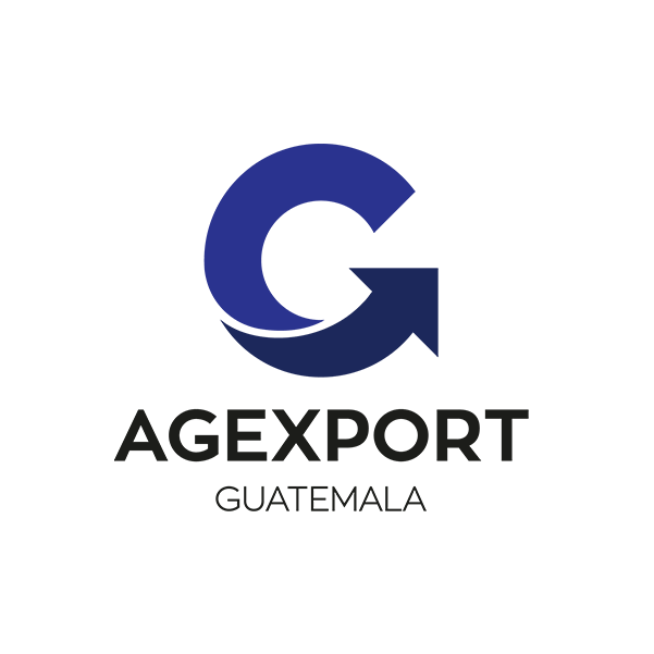El logotipo de Ageport Guatemala es una G azul con una flecha apuntando hacia la derecha.