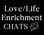 A black and white logo for chats with dr. steve.