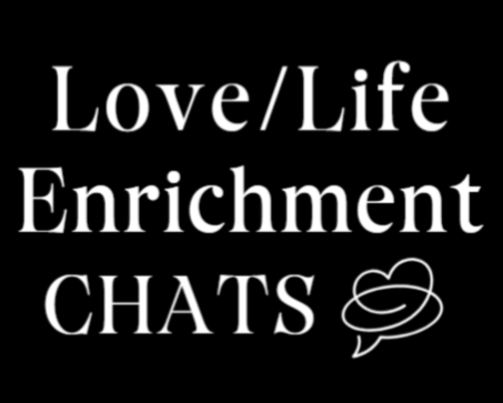 A black and white logo for chats with dr. steve.