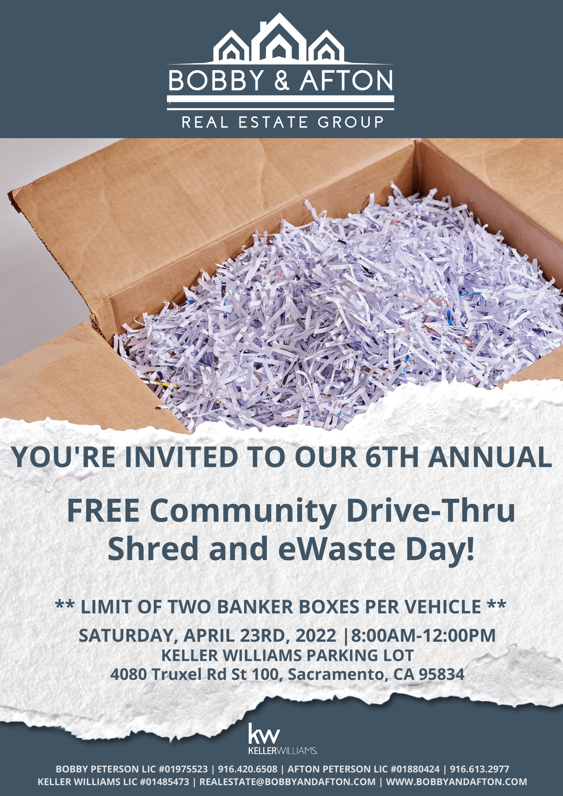 Events Bobby and Afton Real Estate Sacramento Real Estate