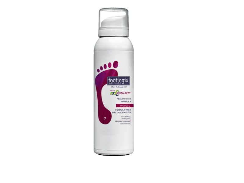 footlogix peeling skin formula mousse